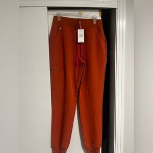 Figs- TERRACOTTA- Zamora jogger pants